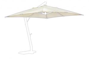 CAPUA II törtfehér napernyő - Csak ernyő