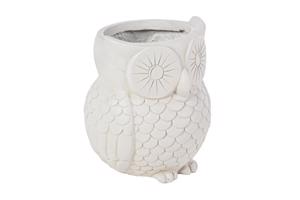 OWL II fehér virágcserép