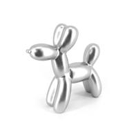 ANJING ezüst lufikutya szobor