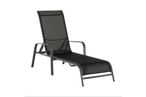 ATREO szürke fém napozóágy