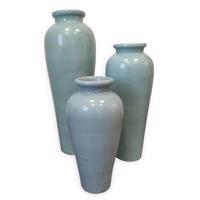 BULAT szürke váza S