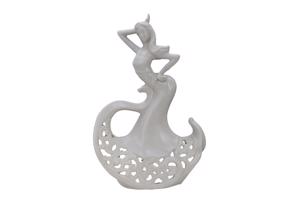 DANCEUSE fehér porcelán dísztárgy