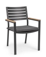 DELMAR szürke kerti szék