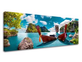 Fali festmény BEACH 30x90 cm