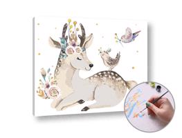 Festés számok szerint SRNČEK BAMBI | low difficulty