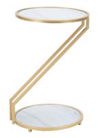 GLAM Z fehér lerakóasztal