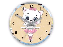 Gyermek falióra Cat Ballerina