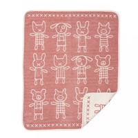 HUG rózsaszín szövet takaró- Klippan