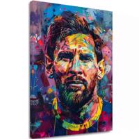 Kép MESSI VIBES vászonra | Festett struktúra