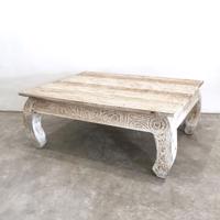 KEROBOKAN fehér dohányzóasztal