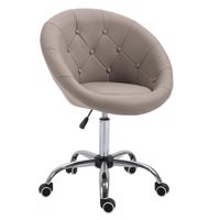 KONOR szürkésbarna ökobőr fotel