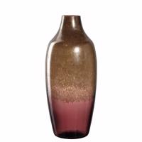 LEONARDO POESIA váza 40cm burgundy-arany