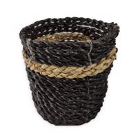 MEDEWI fekete tengerifű kosár M