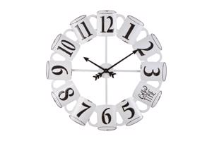 MUG fehér acél falióra