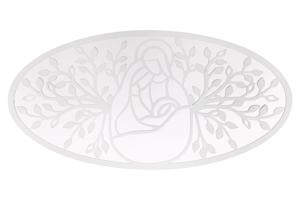 NATIVITY fehér vas fali dekoráció