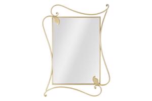 PETAL arany és tükröződő vas falitükör