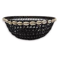 RENDANG fekete rattan kosár