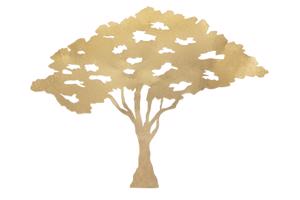 TREE PLAN arany vas fali dekoráció