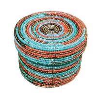 ULUWATU kék és piros gyöngyös ékszerdoboz