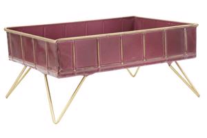 VANESSA rózsaszín és arany vas dísztárgy