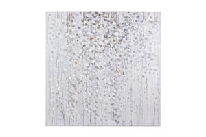 VILLAGE ezüst vászon festmény