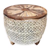 WAYAN rattan dohányzóasztal